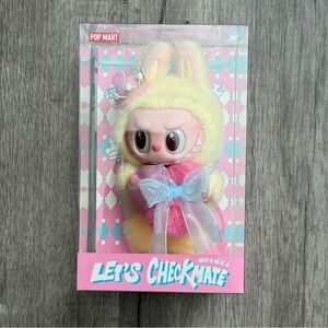 Pop Mart Let’s Checkmate Queen Labubu Vinyl Plush Pendant Hanging Card Popmart